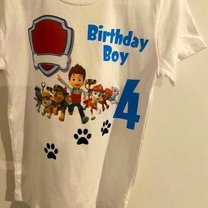 Paw Patrol Birthday Shirt for Boys